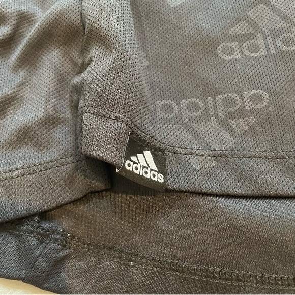 Adidas Running Tank Top Black 2XS Holographic Style Logo Reflective Back Women’s - Picture 10 of 11